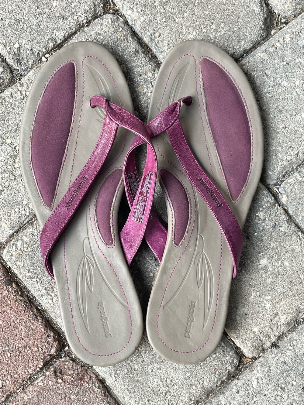 Patagonia Purple and Taupe Women's Sandals